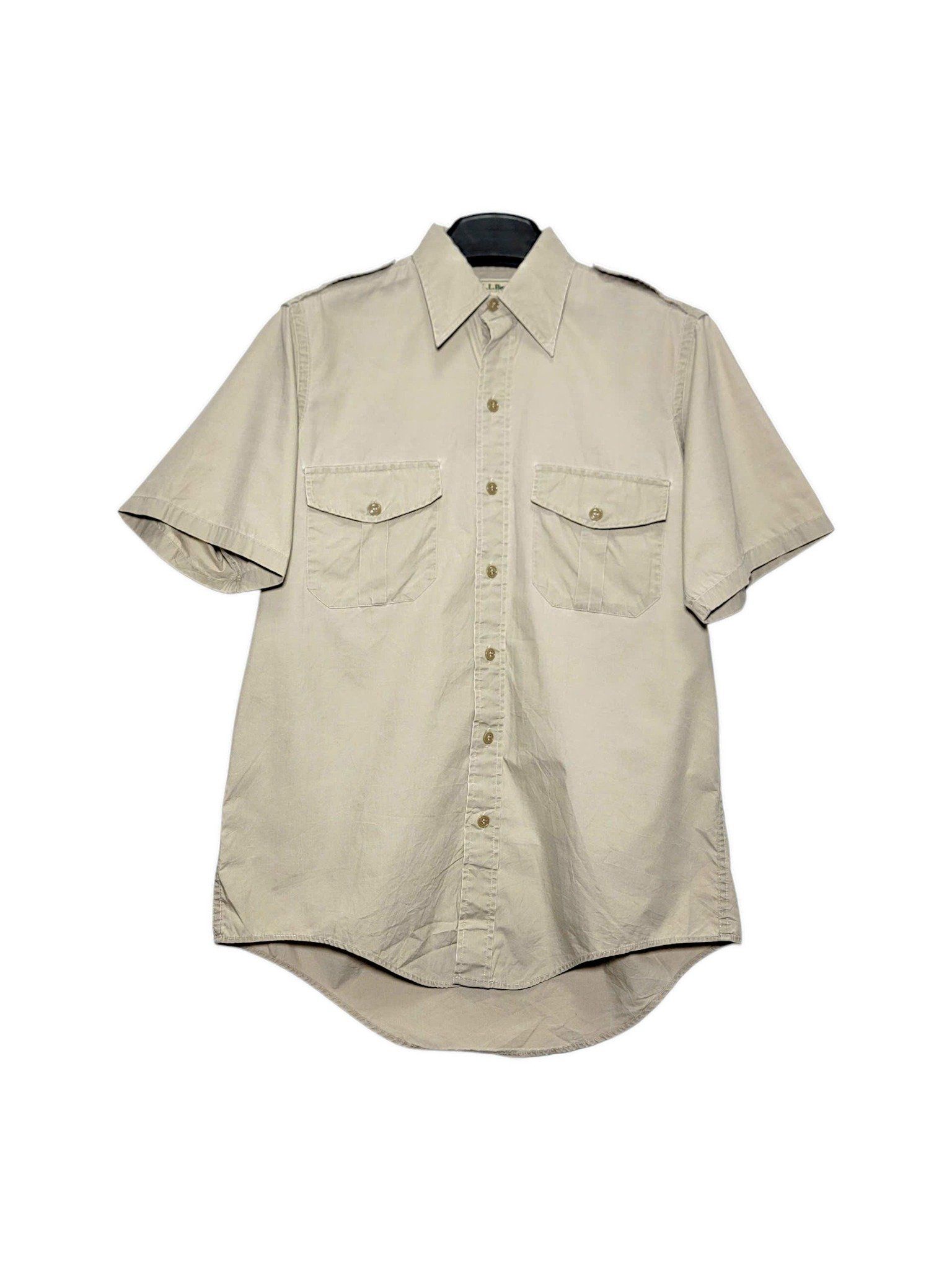 |SIZE L| LL BEAN DOUBLE POCKET BUTTON UP SHIRT AOL-087