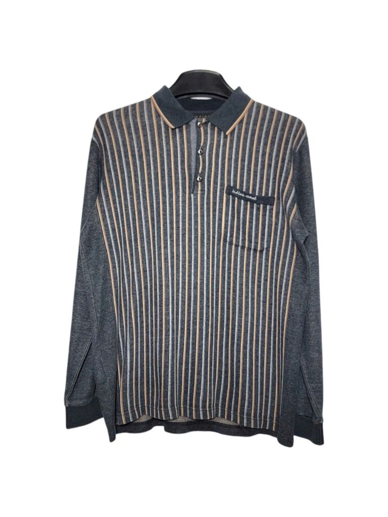 |SIZE XL| INDIAN TRIPPED POCKET LONG SLEEVE T-SHIRT AOXL-7098