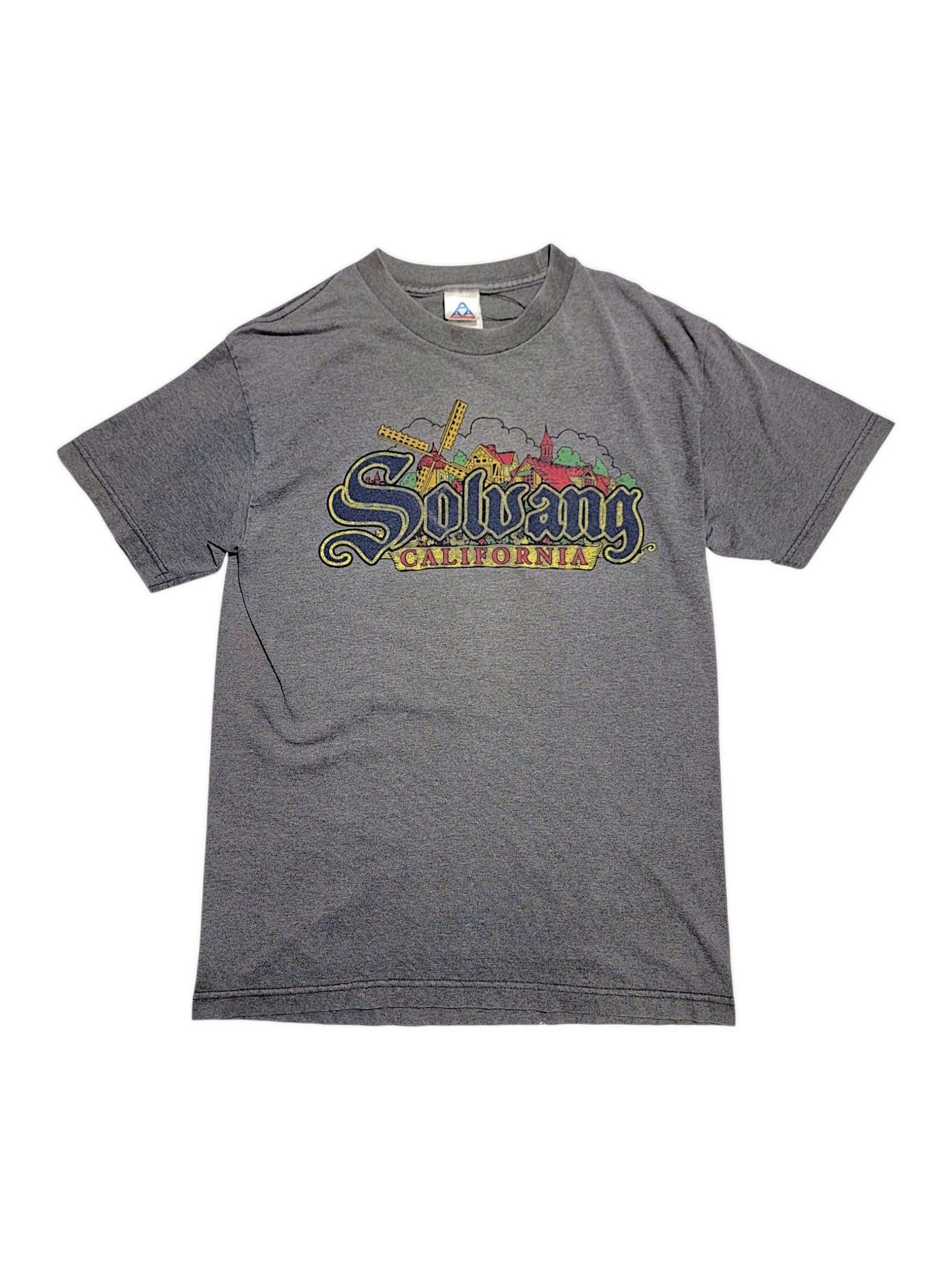 |SIZE M| ALSTYLE APPAREL ACTIVEWEAR VINTAGE SOLVANG CALIFORNIA SINGLE STITCH T-SHIRTS AOM-5867