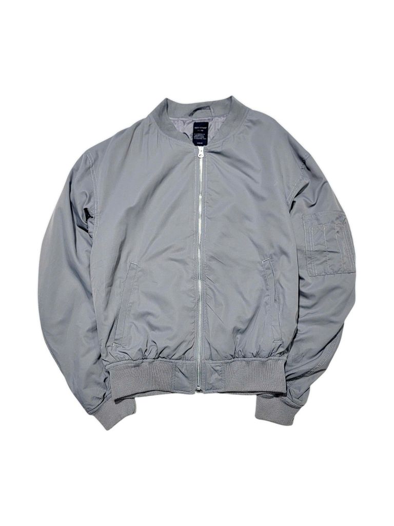|SIZE M| BACK NUMBER ZIP-UP BOMBER JACKET AOM-071