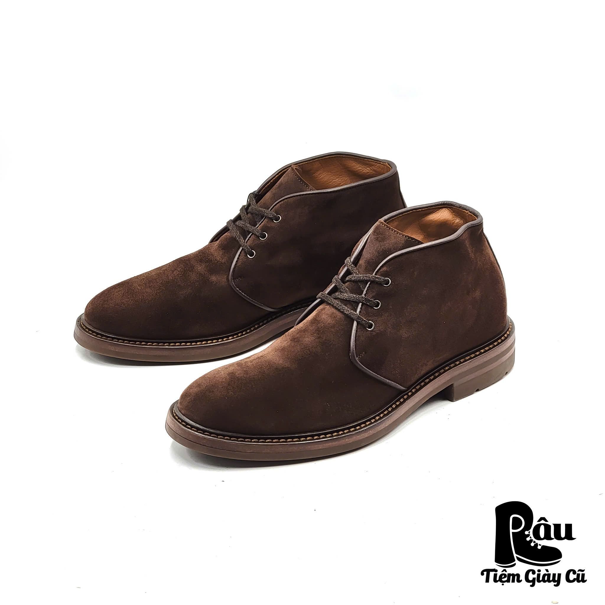|SIZE 43| AQUATALIA RAPHAEL BROWN SUEDE CHUKKA BOOT Z43-6970