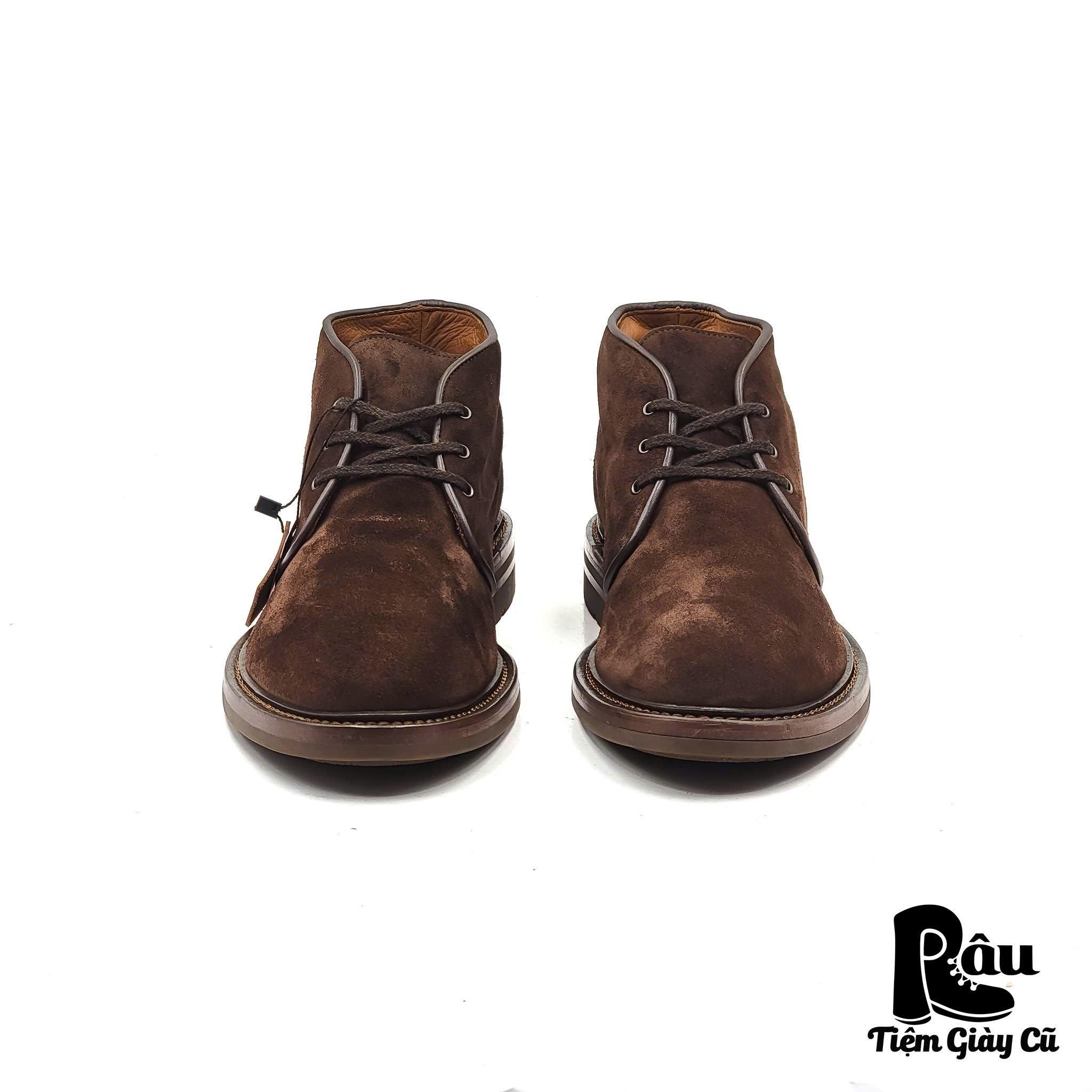|SIZE 43| AQUATALIA RAPHAEL BROWN SUEDE CHUKKA BOOT Z43-6970