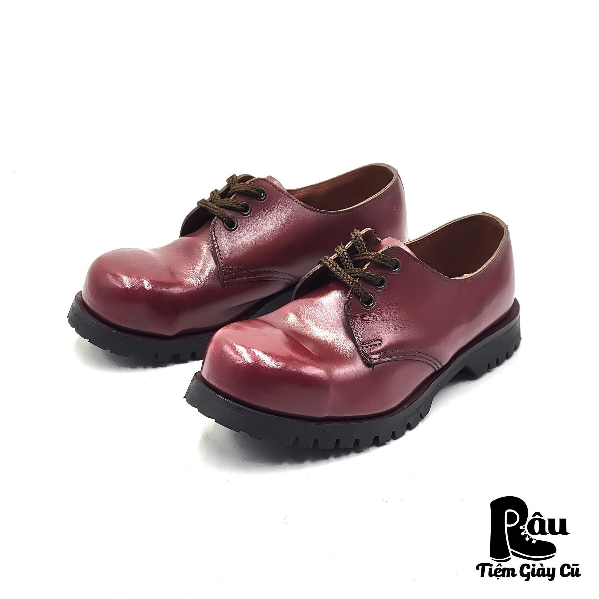 |SIZE 36| GETTA GRIP VINTAGE 80S CHERRY STEEL TOE 3-EYE BOOT Z36-7046
