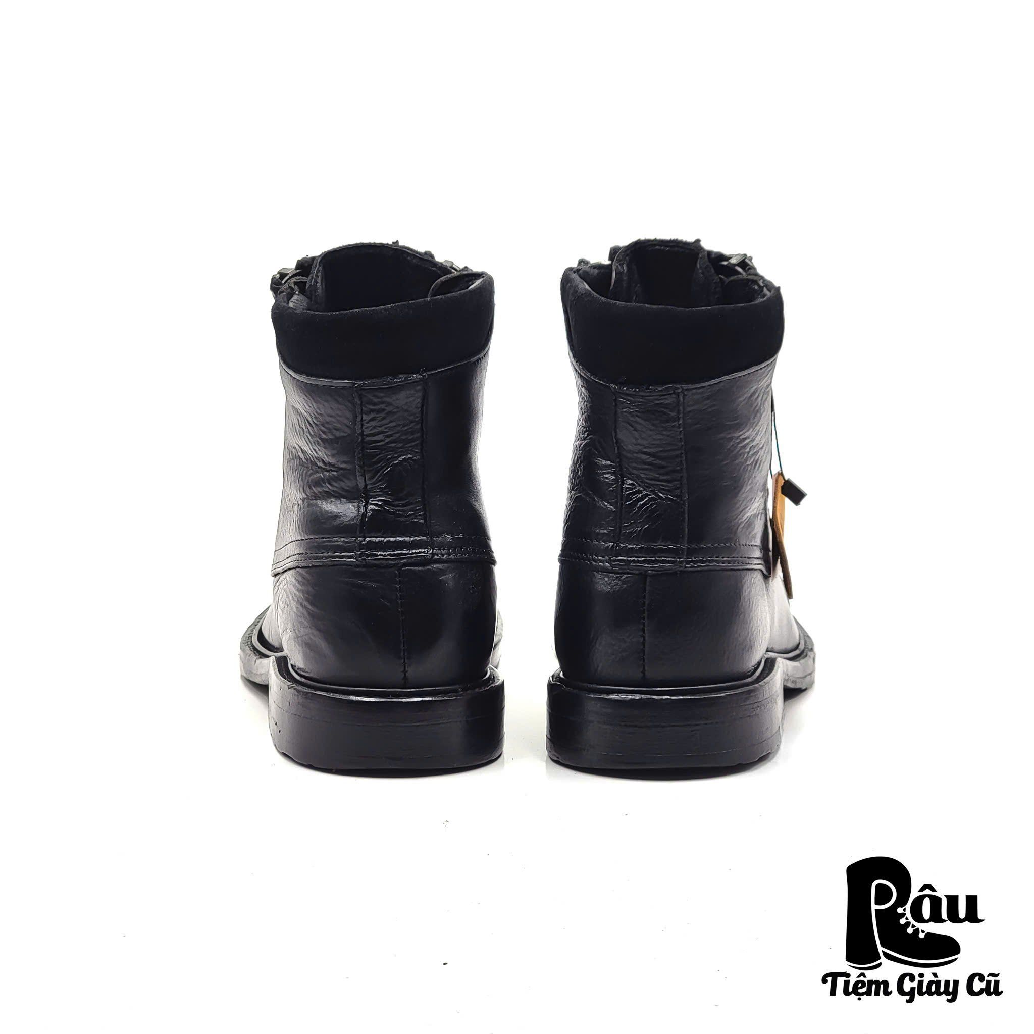 |SIZE 41| ALLSAINTS LACELESS FRONT-ZIP BOOT Z41-7034