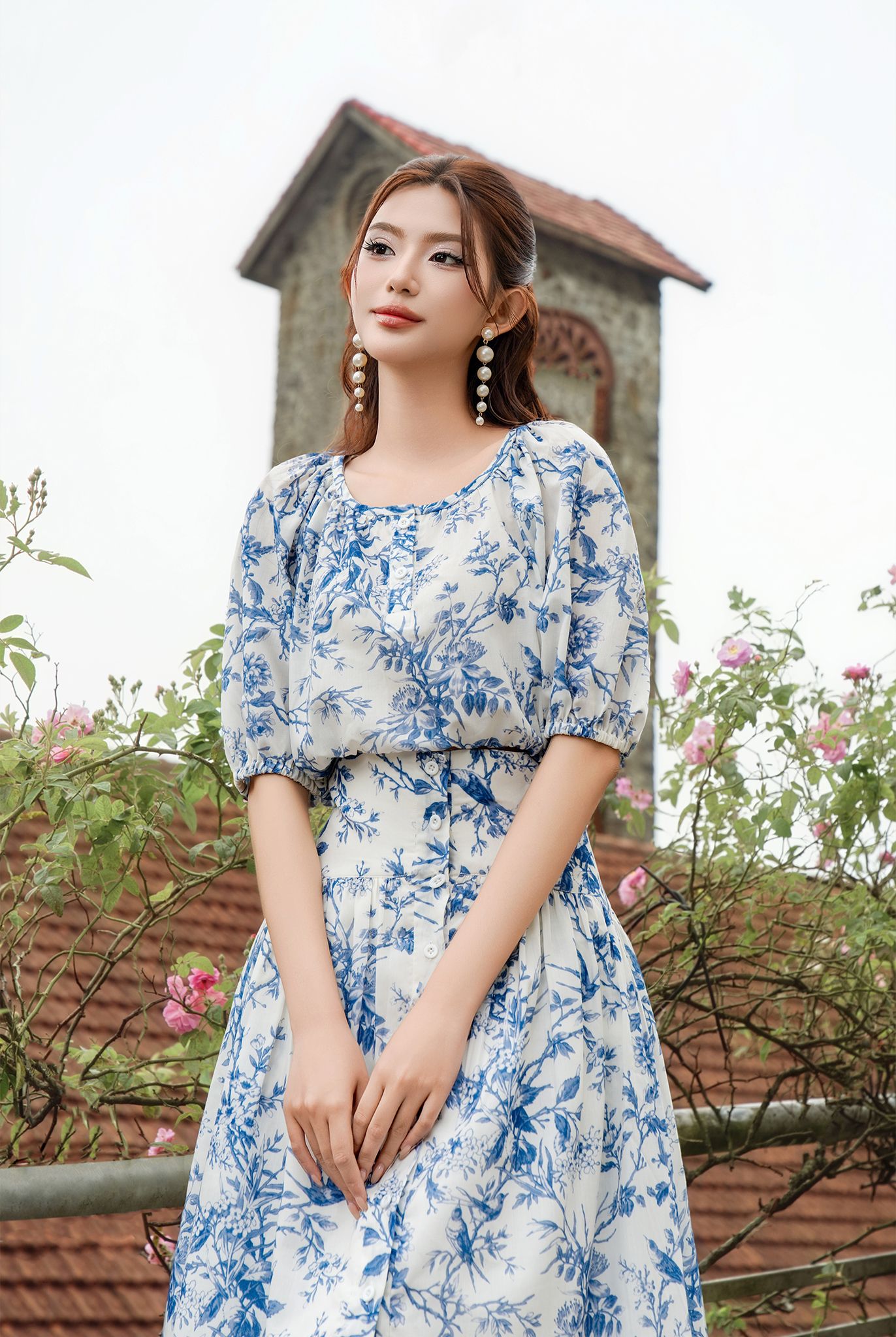 ÁO KIỂU KIMMAY 1A04YT17AK-2A000