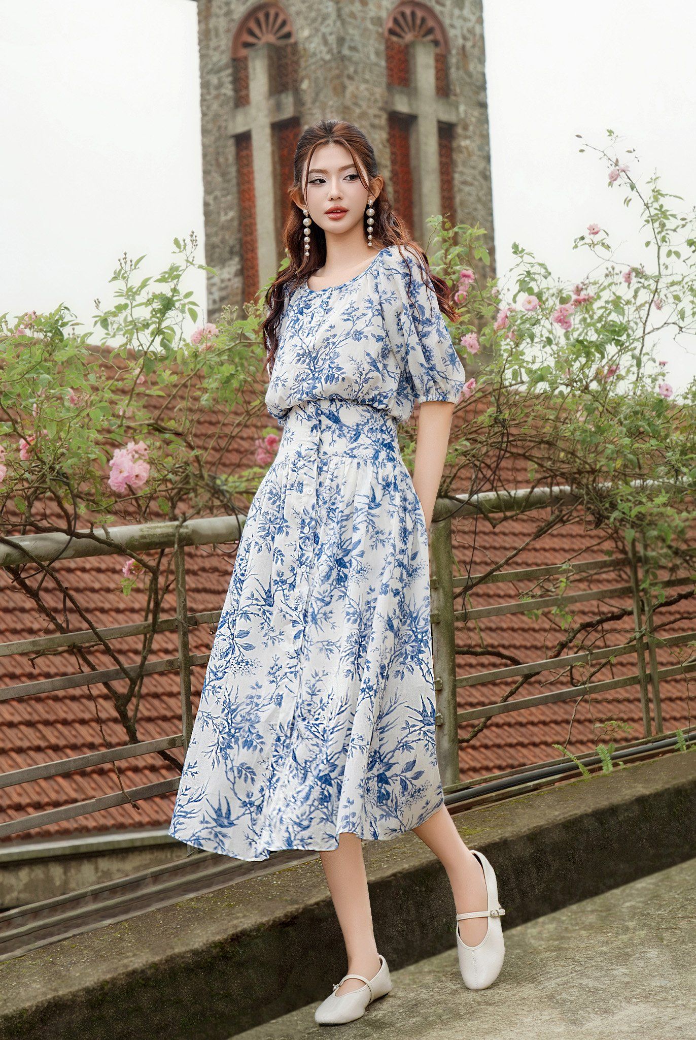 ÁO KIỂU KIMMAY 1A04YT17AK-2A000