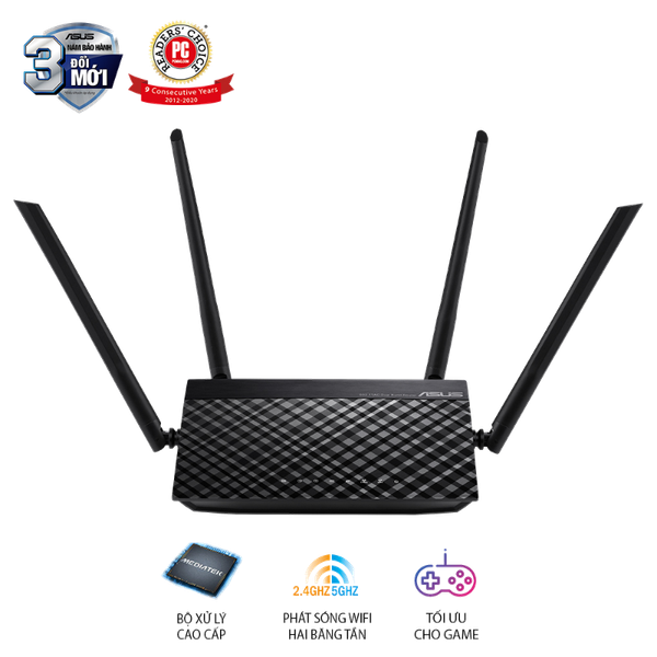Router Wi-Fi ASUS RT-AC750L AC750