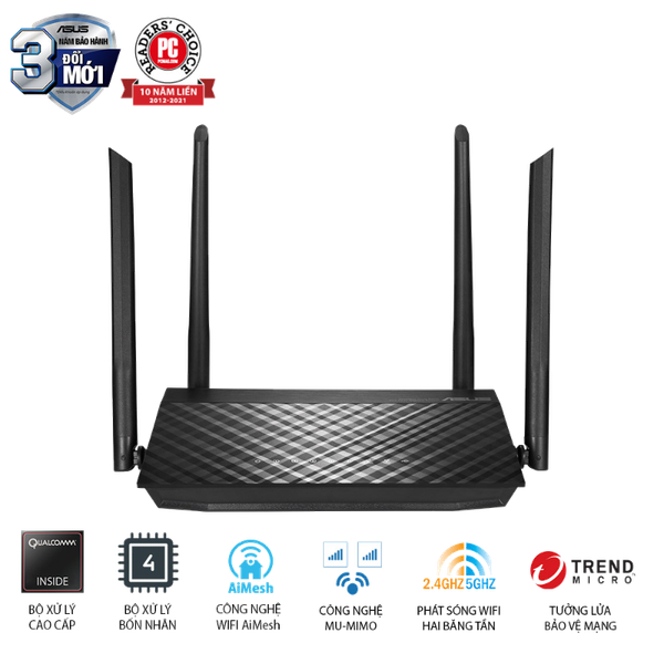 Router Wi-Fi ASUS RT-AC59U V2 AC1500 AiMesh