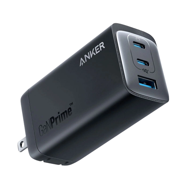Sạc Anker 737 GaNPrime 120W (2C1A) Kèm Cáp USB-C - A2148 Chính Hãng