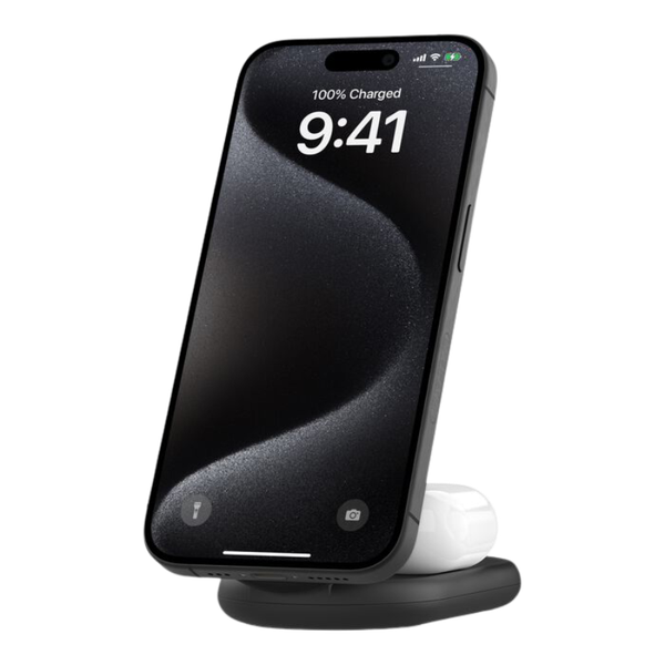 Sạc Nhanh Không Dây Belkin 15W Đế Sạc Có Thể Gập Lại Tương Thích Với MagSafe - WIZ028qcBK