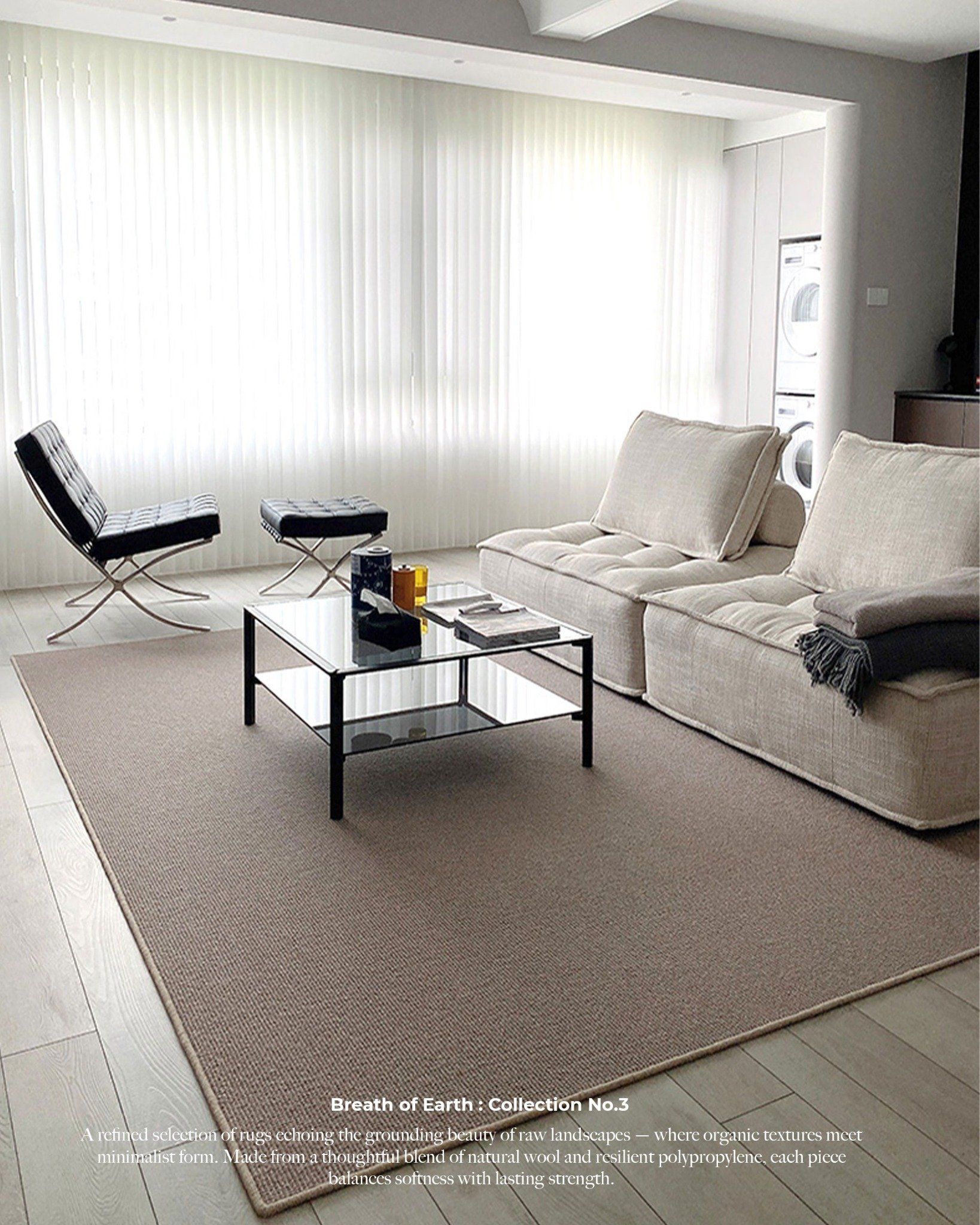 Brown Wool Rug