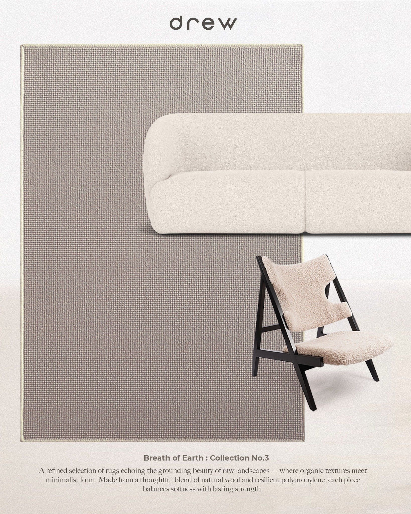 Brown Wool Rug