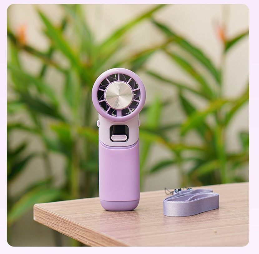 Quạt cầm tay tích điện miLife F10 đầu xoay 180 độ