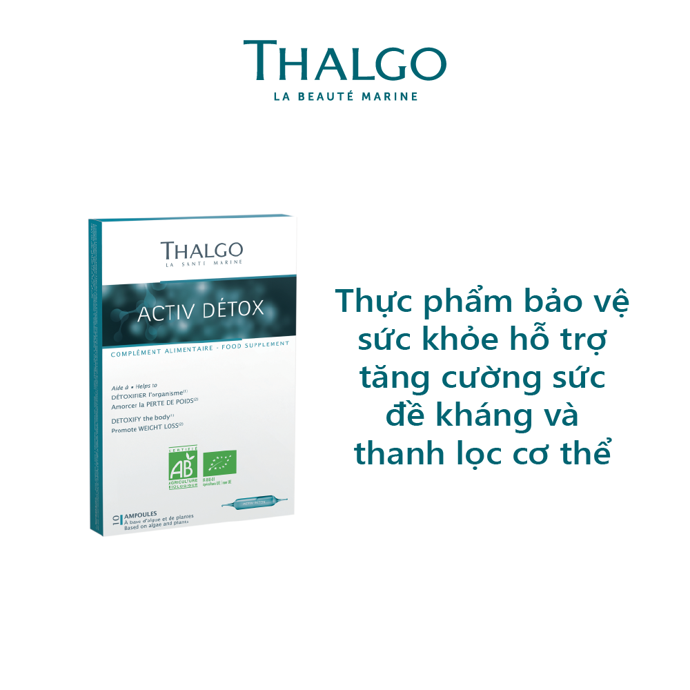 Thực phẩm bảo vệ sức khỏe hỗ trợ tăng cường sức đề kháng và thanh lọc cơ thể Activ Détox