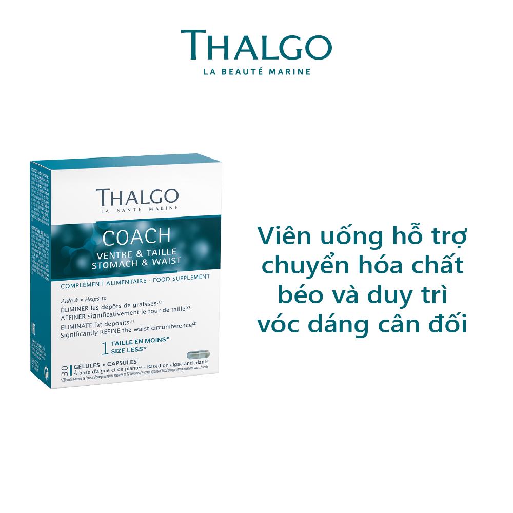 Viên uống hỗ trợ chuyển hóa chất béo và duy trì vóc dáng cân đối Coach Stomach & Waist