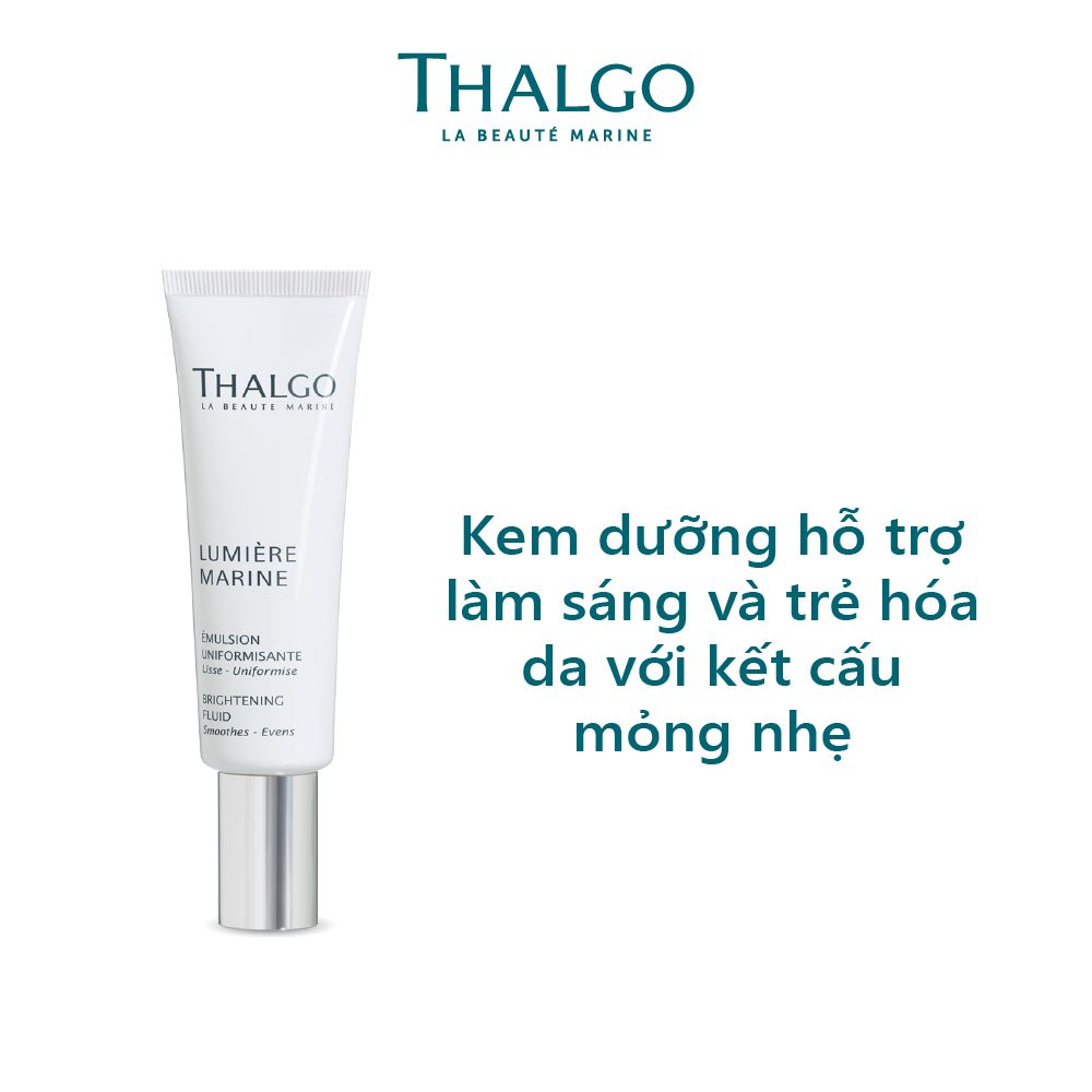 Kem dưỡng hỗ trợ làm sáng và trẻ hóa da với kết cấu mỏng nhẹ Brightening Fluid