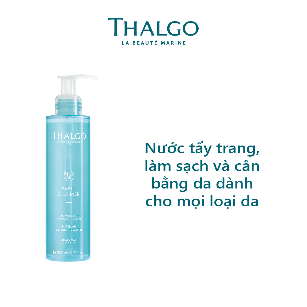 Nước tẩy trang, làm sạch và cân bằng da dành cho mọi loại da Micellar Cleansing Water