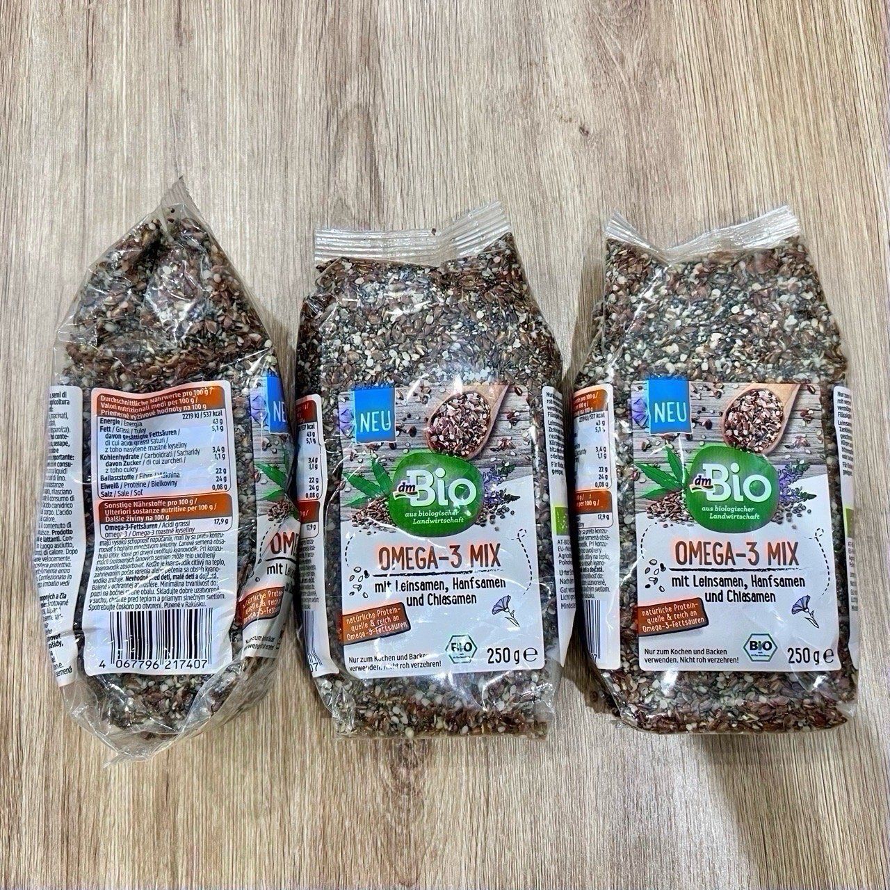 Hạt dinh dưỡng tổng hợp dmBio Omega-3 Mix 200g – Giàu chất xơ & axit béo thiết yếu