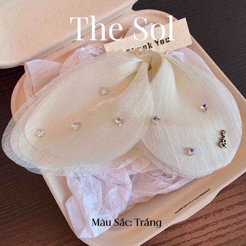 Kẹp Tóc Hàn Quốc Chiffon Butterfly