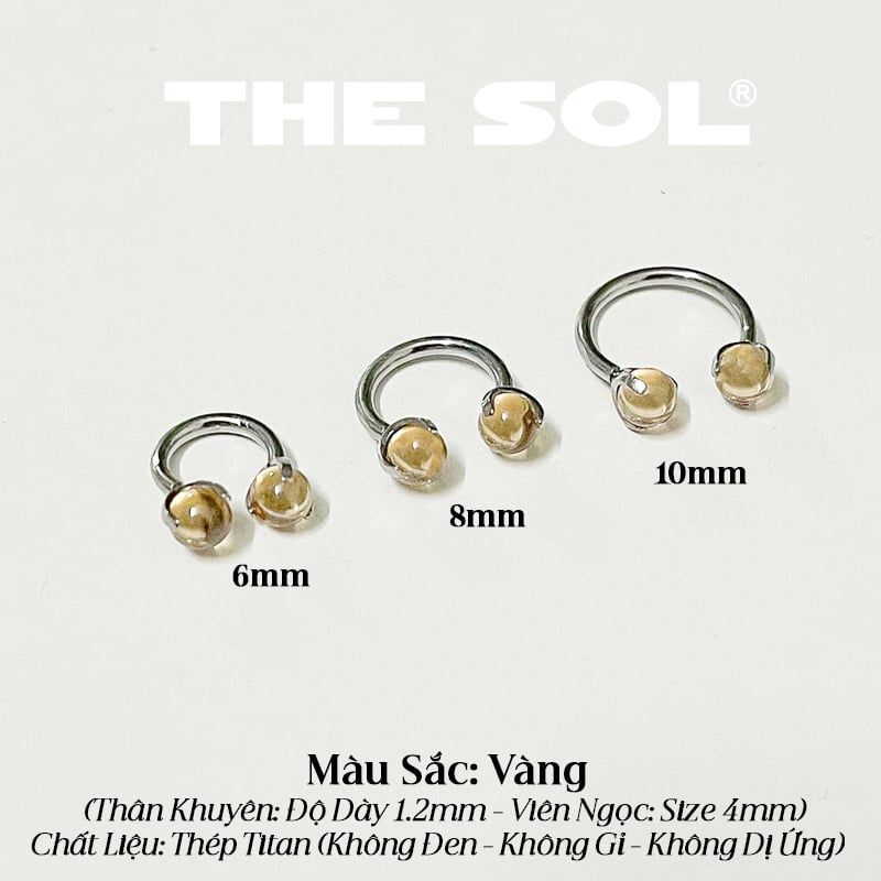 Khuyên Tai Titan SEPTUM Colorful Gems