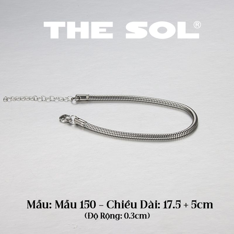Lắc Tay Titan Unisex Metal Rope - Mẫu 150
