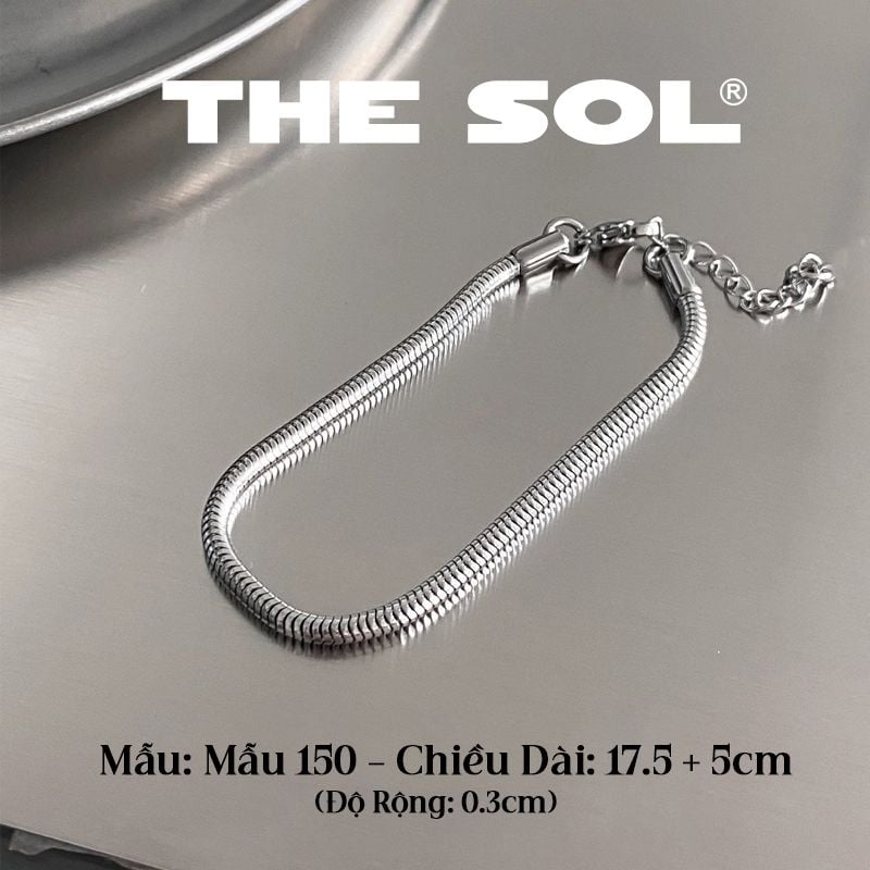 Lắc Tay Titan Unisex Metal Rope - Mẫu 150