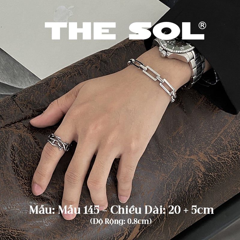 Lắc Tay Titan Unisex Different Chain - Mẫu 145