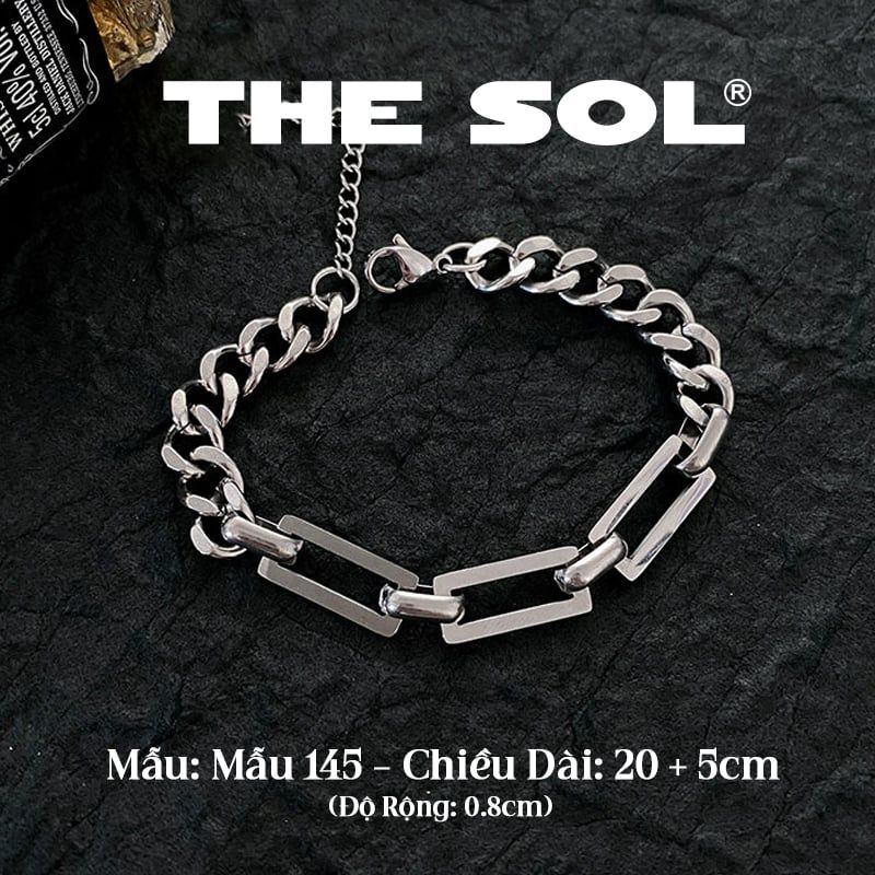 Lắc Tay Titan Unisex Different Chain - Mẫu 145