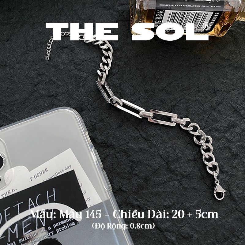 Lắc Tay Titan Unisex Different Chain - Mẫu 145
