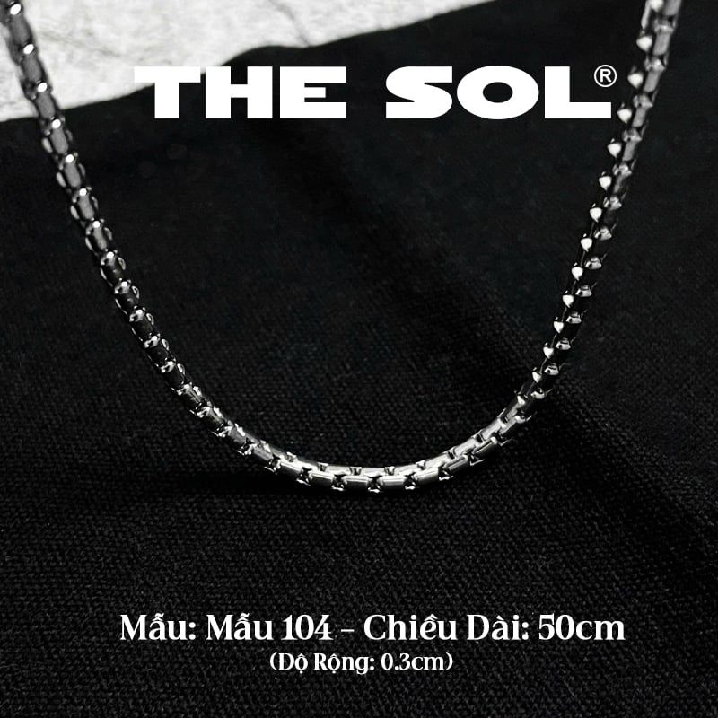 Dây Chuyền Titan Unisex Basic Chain - Mẫu 104