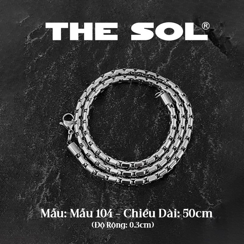 Dây Chuyền Titan Unisex Basic Chain - Mẫu 104