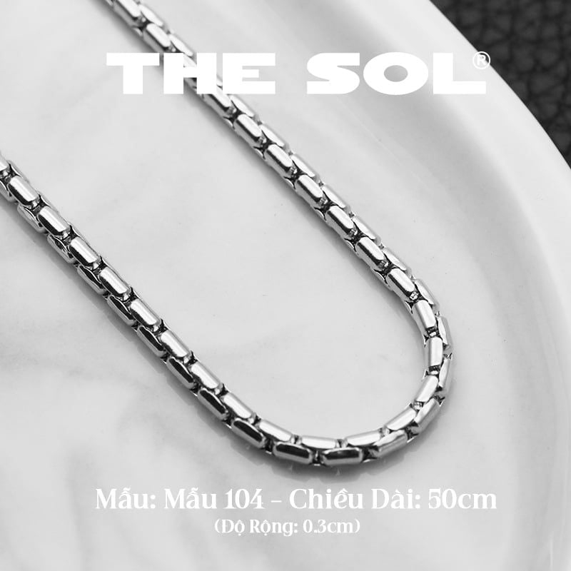 Dây Chuyền Titan Unisex Basic Chain - Mẫu 104