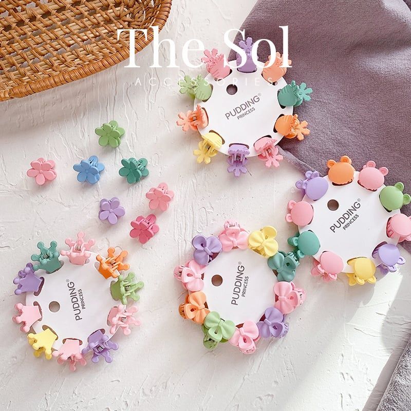 Set Kẹp Tóc Colorful Mini Bear