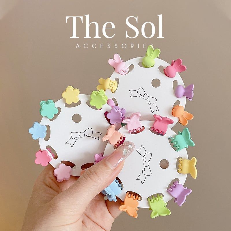 Set Kẹp Tóc Colorful Mini Crown