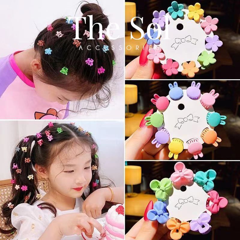 Set Kẹp Tóc Colorful Mini FLower