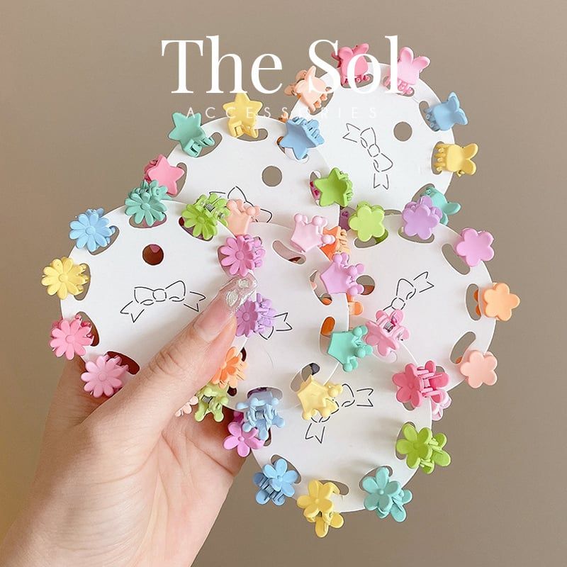 Set Kẹp Tóc Colorful Mini Crown