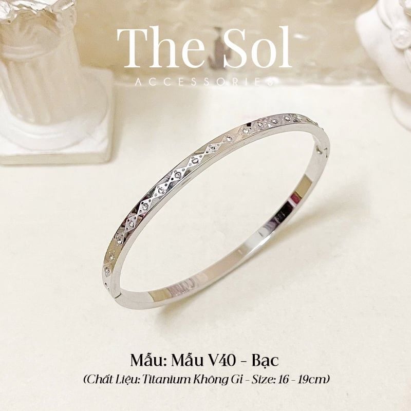 Vòng Tay Titan The Rhombus - Mẫu V40