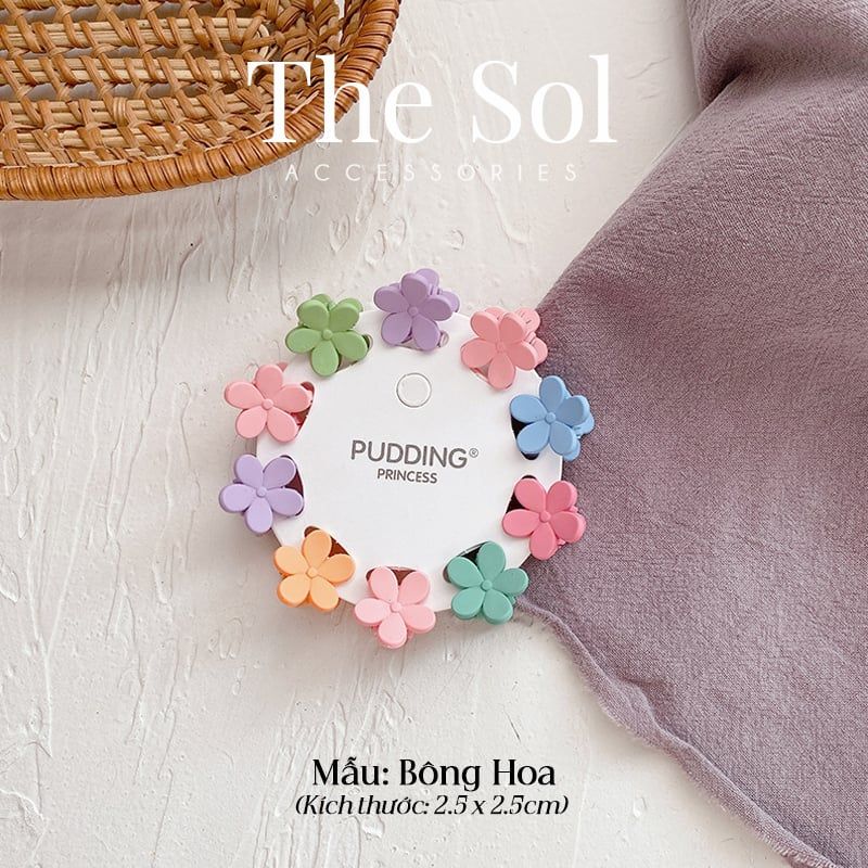 Set Kẹp Tóc Colorful Mini FLower