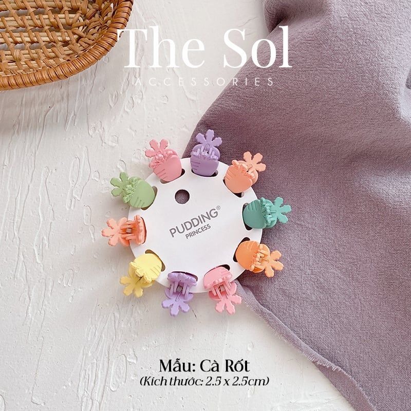 Set Kẹp Tóc Colorful Mini Carrot