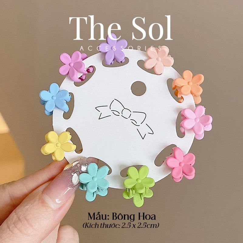 Set Kẹp Tóc Colorful Mini FLower