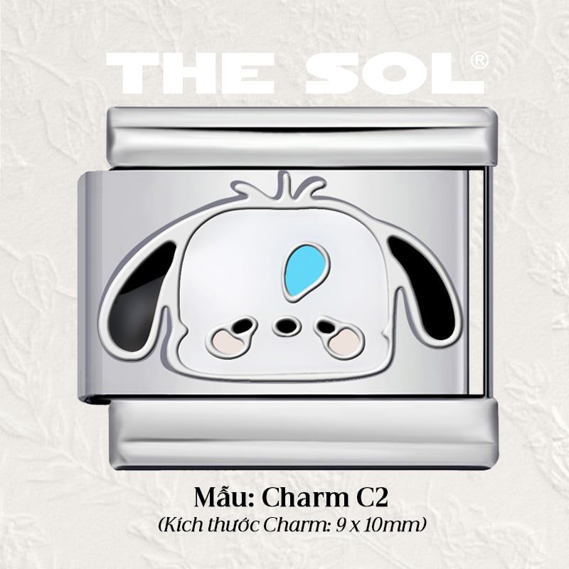 Charm Titan Italian Bracelet - Cartoon Character 2 - Charm C
