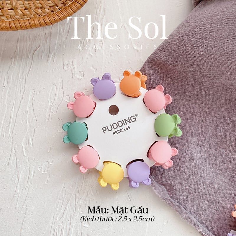 Set Kẹp Tóc Colorful Mini Bear