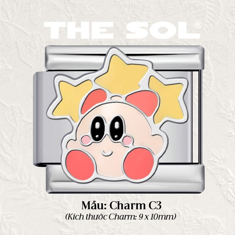 Charm Titan Italian Bracelet - Cartoon Character 2 - Charm C
