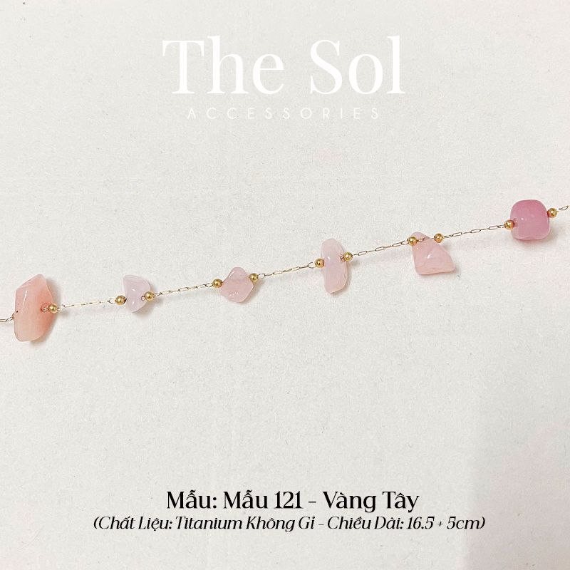 Lắc Tay Titan Rose Quartz