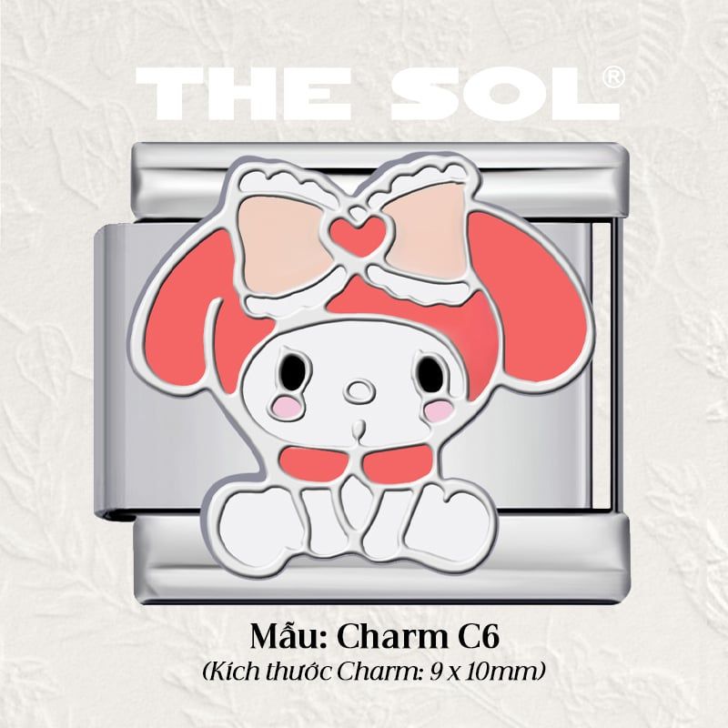 Charm Titan Italian Bracelet - Cartoon Character 2 - Charm C
