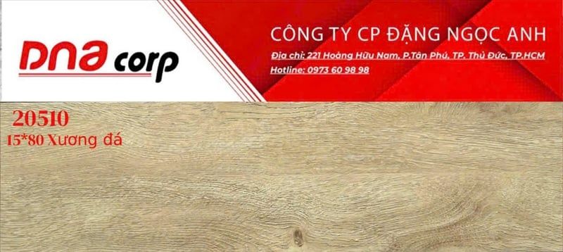 15x80 20510 Gạch Xương Đá Vân Gỗ th/8v/m