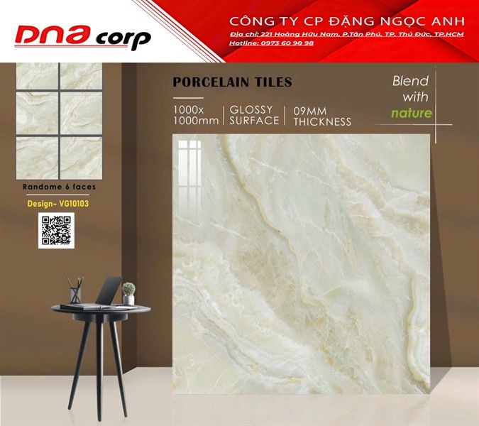 100x100 VG10103 Gạch Ấn Độ