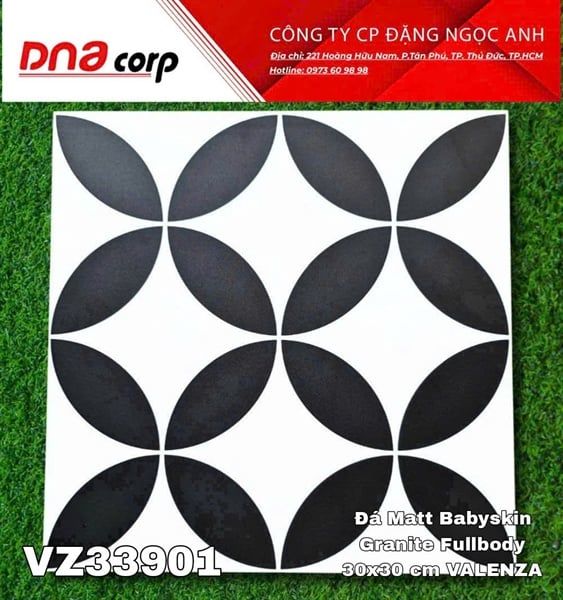 30x30 VZ33901 Đá Matt Babyskin Granite Fullbody VALENZA