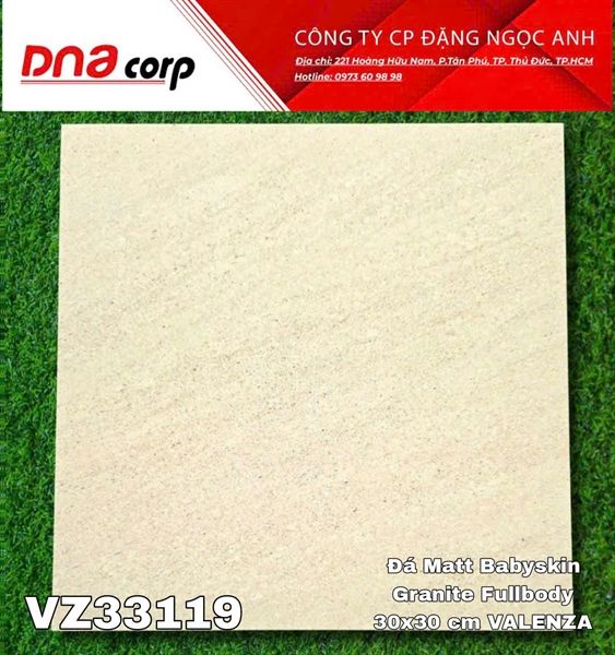 30x30 VZ33119 Đá Matt Babyskin Granite Fullbody VALENZA