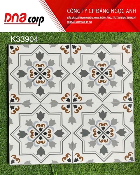 30x30 K33904 Đá Lát phòng tắm, ngoài trời 195k/Thùng 11V